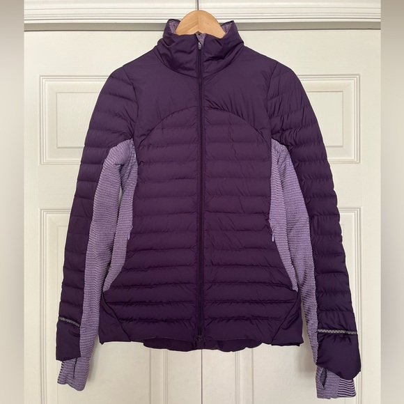 {Lululemon} Fluff Off Down Jacket in Deep Zinfandel - Womens 6